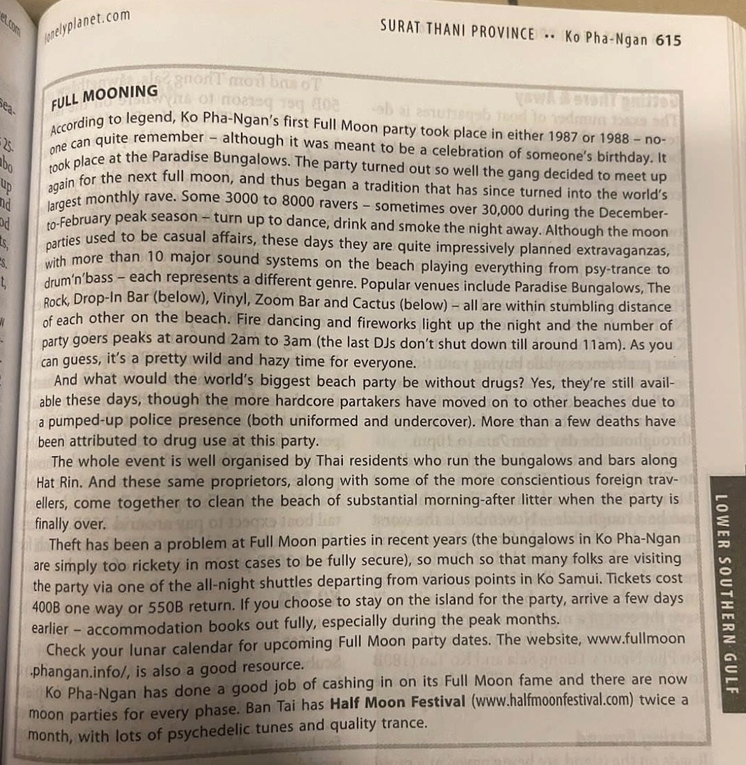 From an old Lonely Planet guide