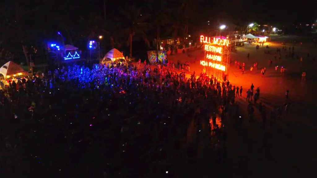 Full Moon Party Schedule